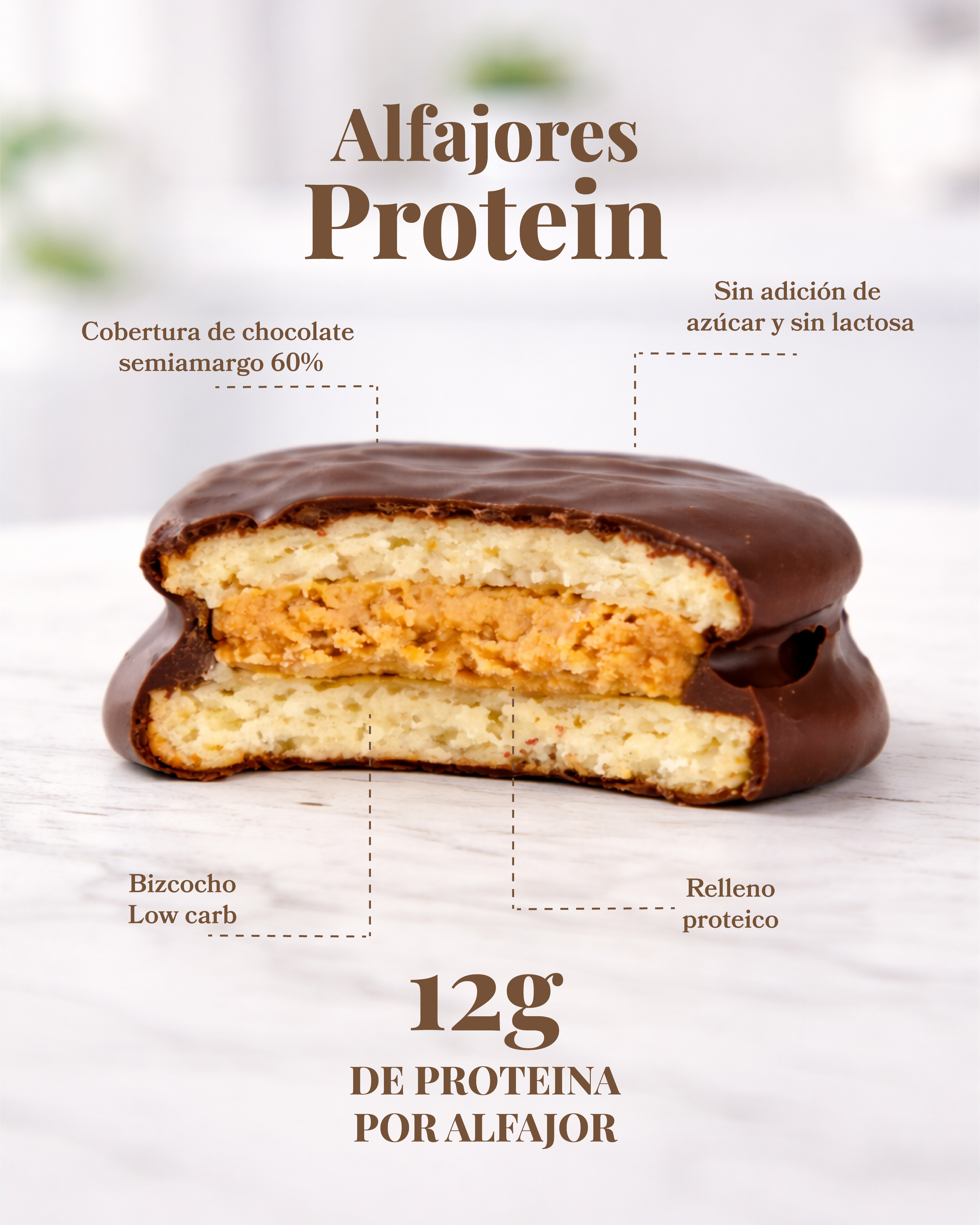 Alfajor Proteico