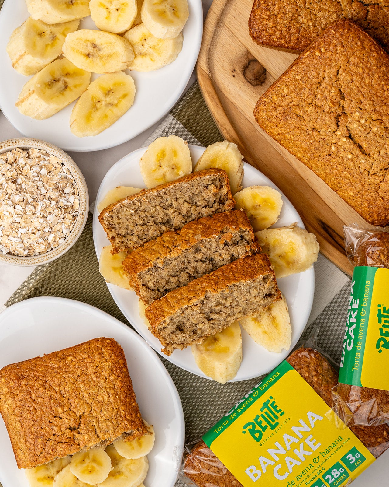 TORTA DE AVENA Y BANANA 150gr