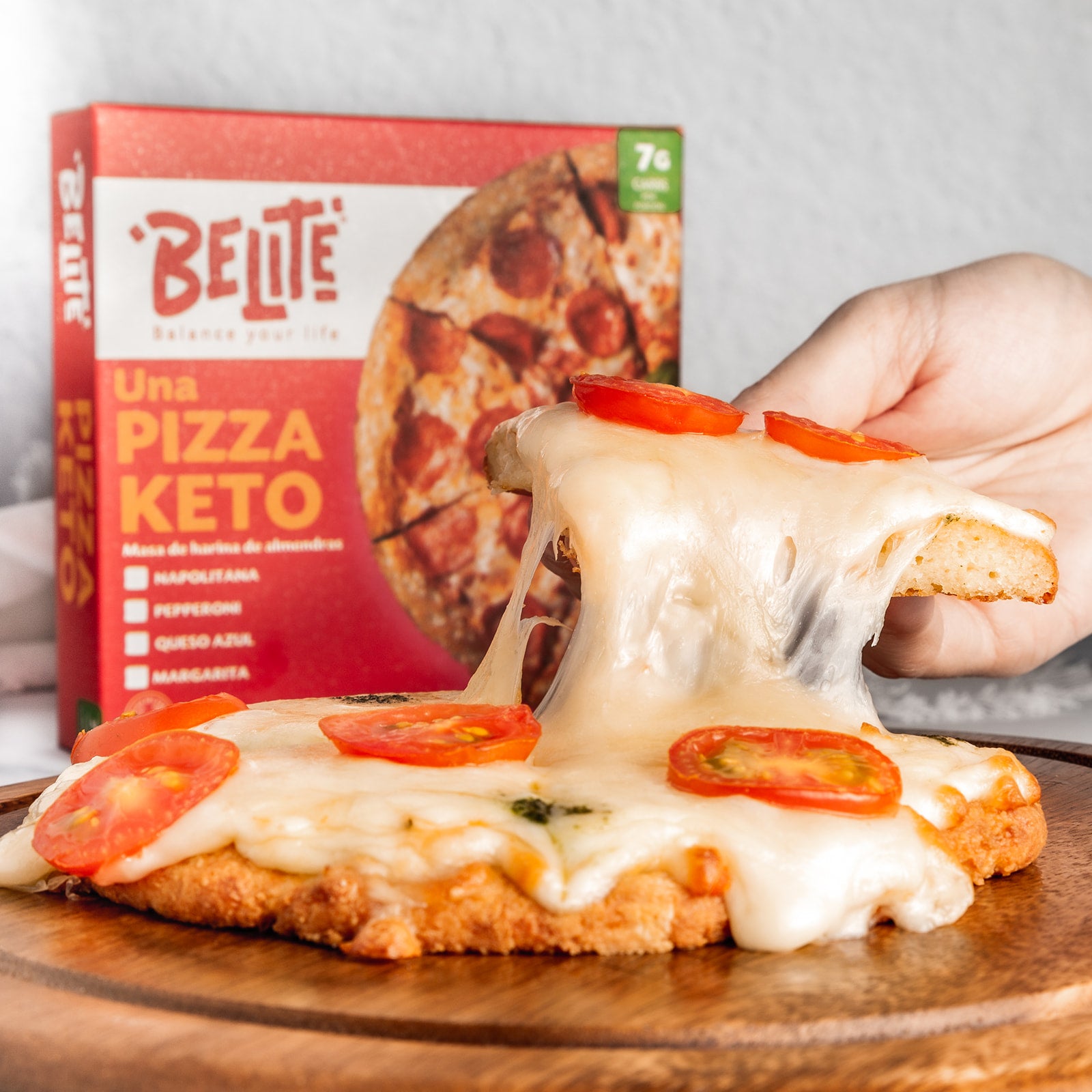 PIZZA KETO MARGARITA