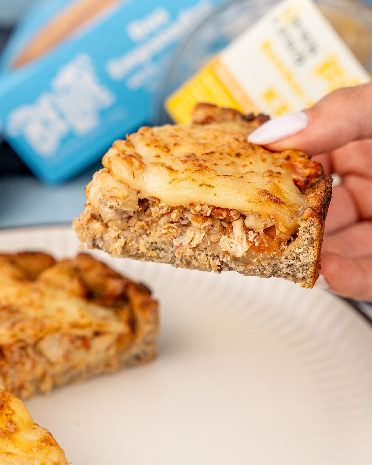 TARTA KETO DE POLLO