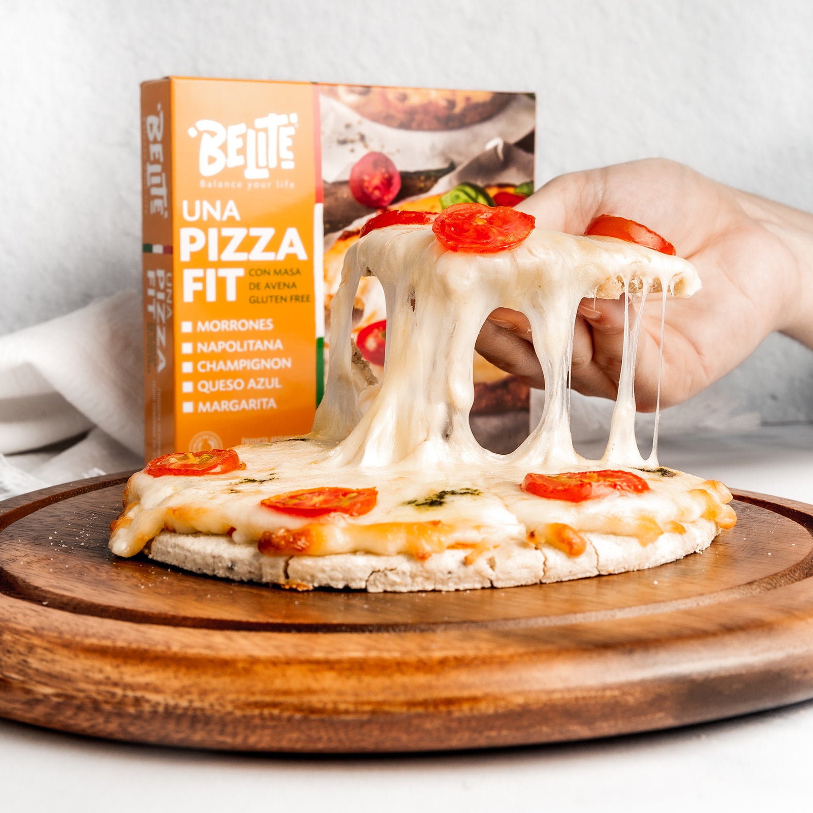 PIZZA DE MARGARITA FIT