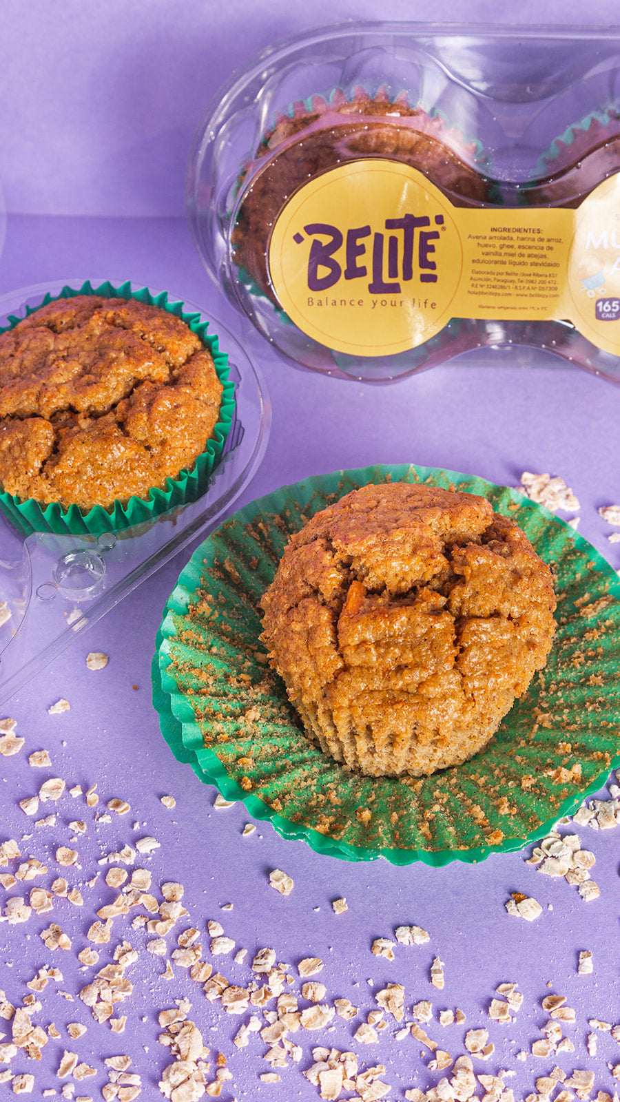 MUFFINS DE AVENA