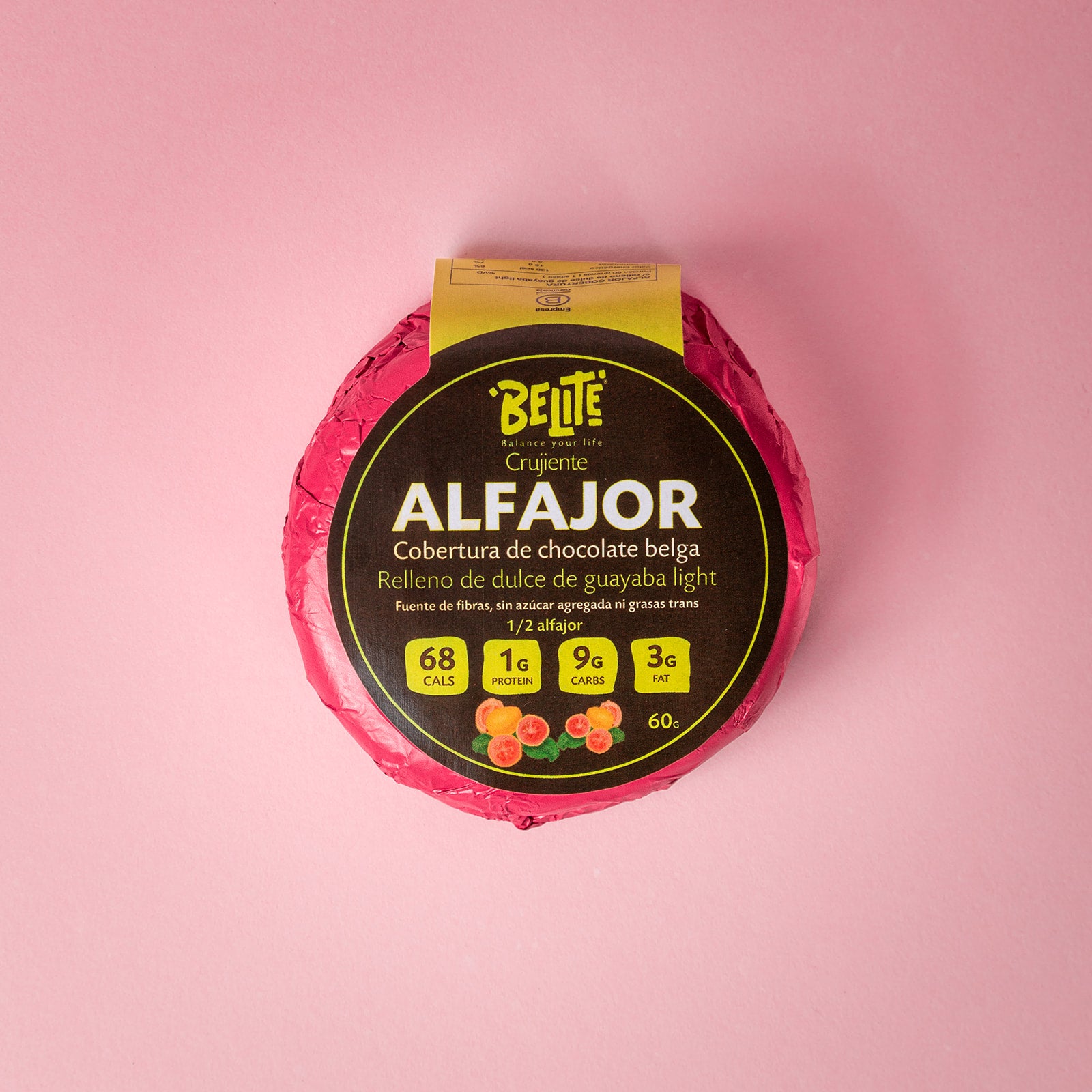 ALFAJOR DE GUAYABA CHOCO NEGRO