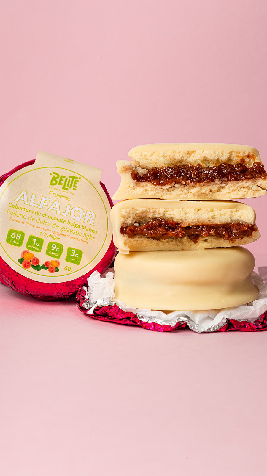 ALFAJOR GUAYABA CHOCO BLANCO