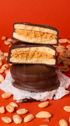 ALFAJOR DE MANI CHOCO NEGRO